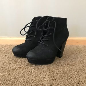 Mossimo - Women’s Chunky Heel Black Booties